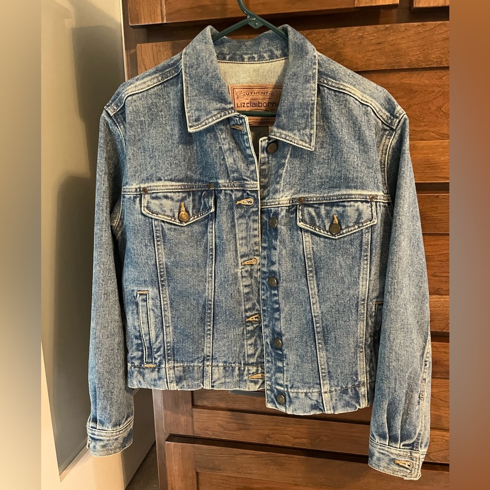 Women’s Liz Claiborne Jean Jacket Petite Medium